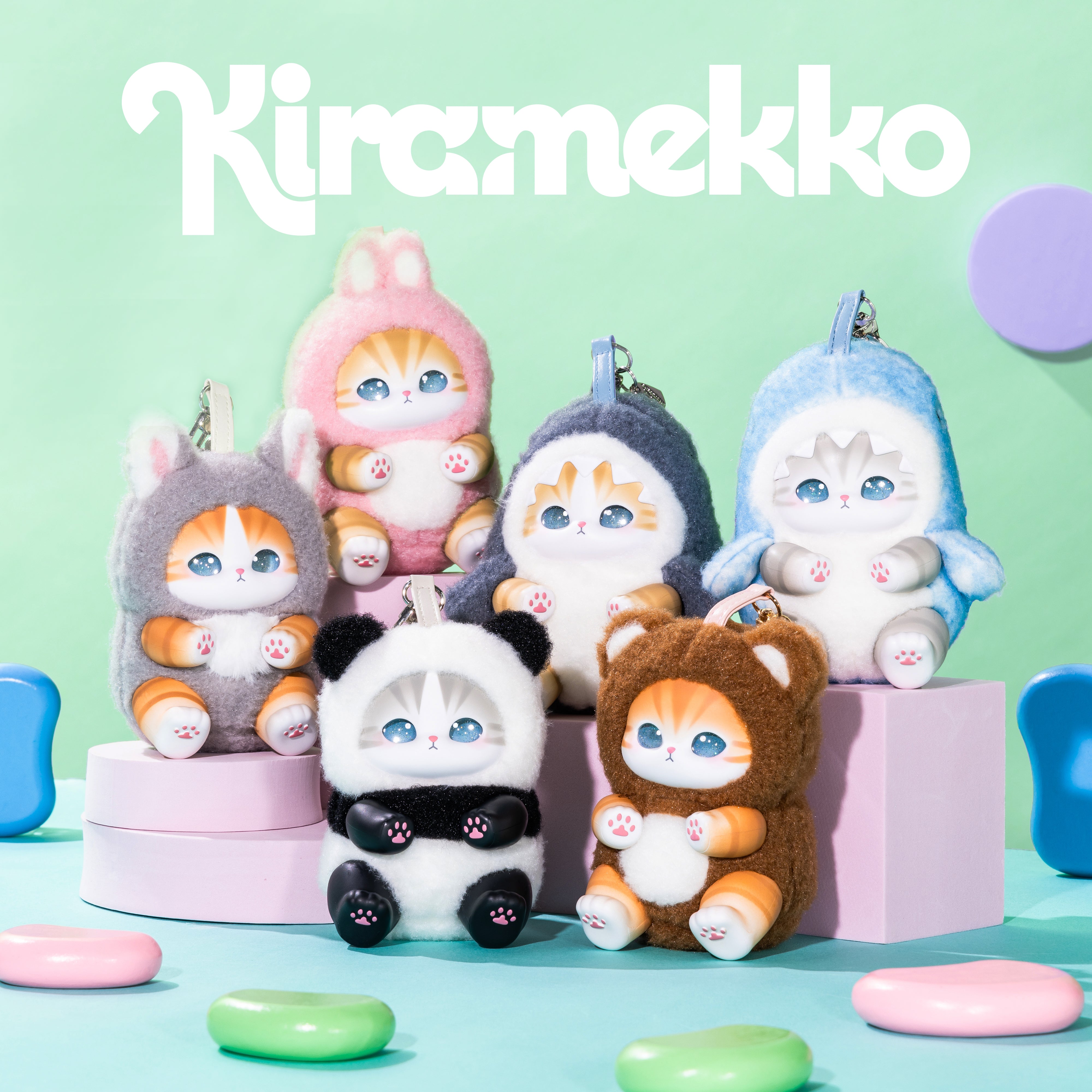 kiramekko mofusand Fluffy モフサンドきらめっこ mofusand Kiramekko Fluffy Kittens – グレイ・パーカー・サービス